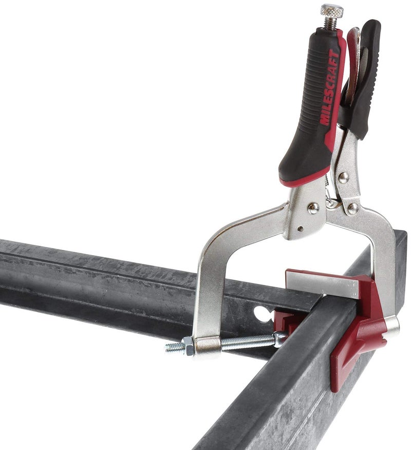 Milescraft 4005 90 Degree Corner Clamp â€“ Adjustable Right Angle Clamp For Woodworking, Pocket Hole Joinery, Welding, Positioning and More, Silver - Image 2